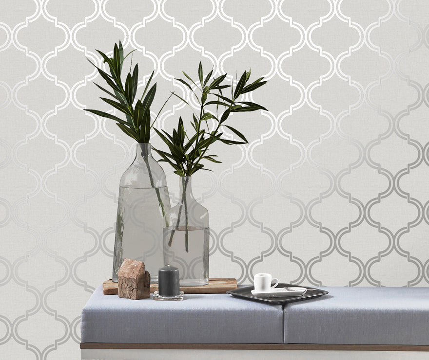 Entrega Inmediata  Papel Mural Glistening Geo