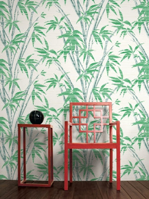 Entrega Inmediata Papel Mural Tropical Bamboo Print