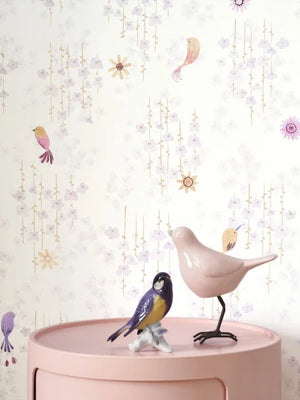 Papel Mural Tropical Birds