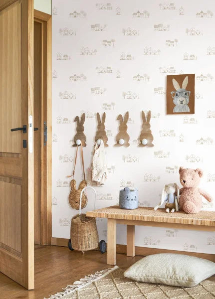 Papel Mural Walk in the Village