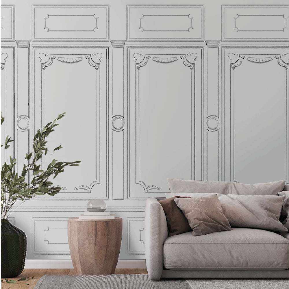 Papel Mural Boiserie