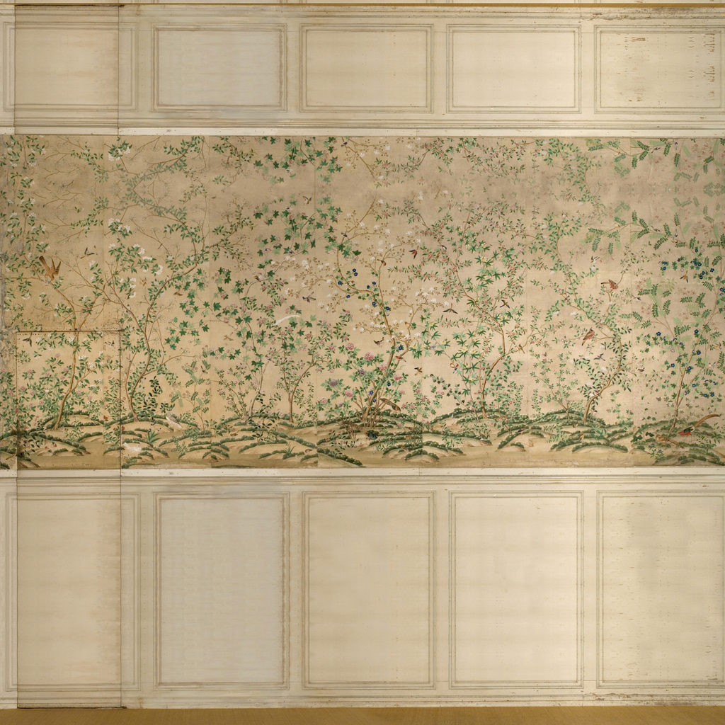 Papel Mural Moldura Floral