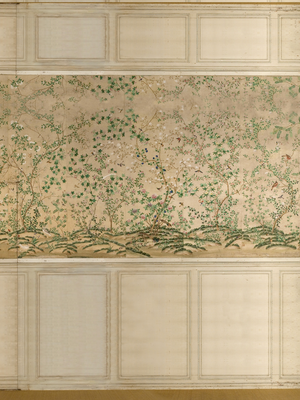 Papel Mural Moldura Floral