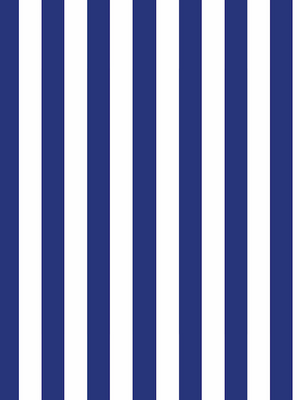Entrega Inmediata Papel Mural Rayas Azul Marino
