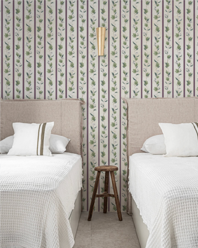 Papel Mural Raya Enredadera Higos