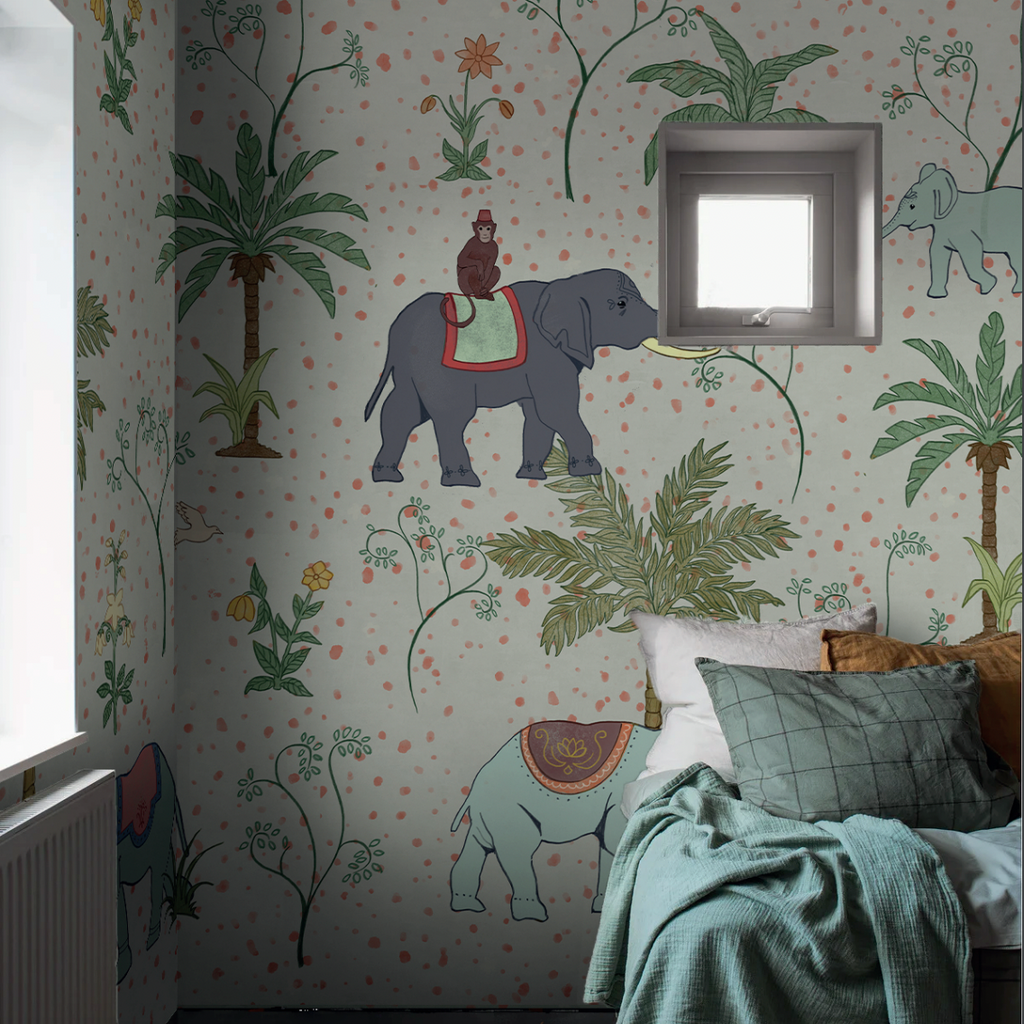 Papel Mural Elefantes