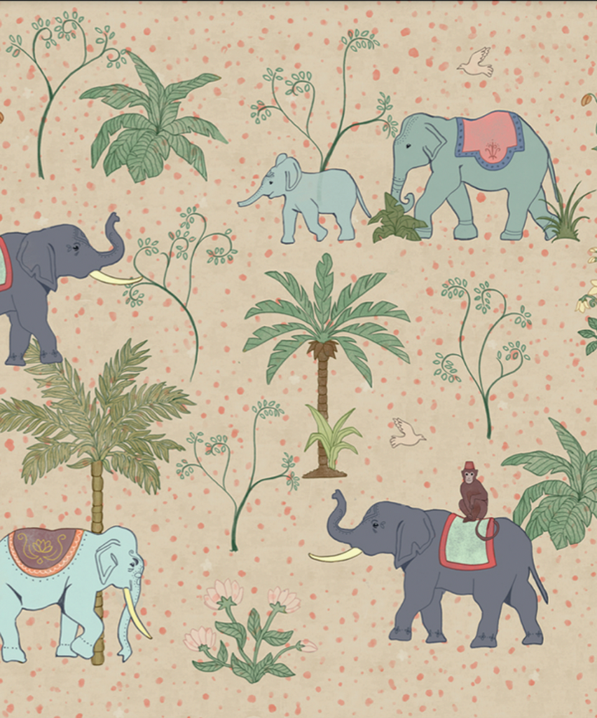 Papel Mural Elefantes