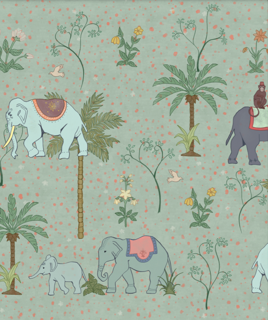 Papel Mural Elefantes