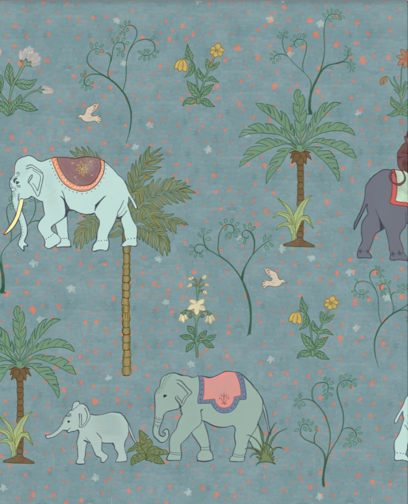 Papel Mural Elefantes