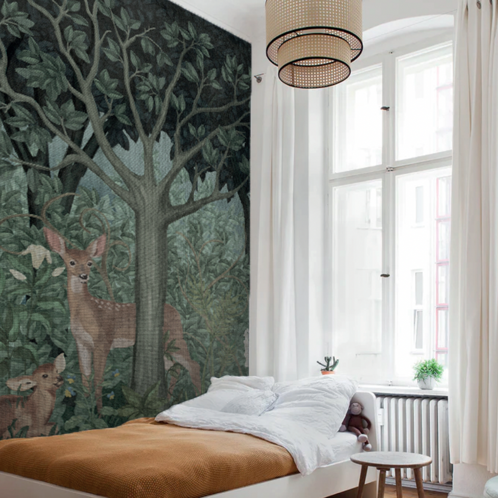 Papel Mural Bosque Pintado