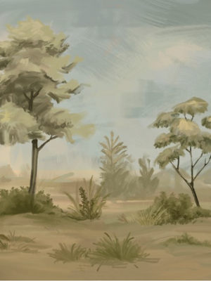 Papel Mural Paisaje Normandia