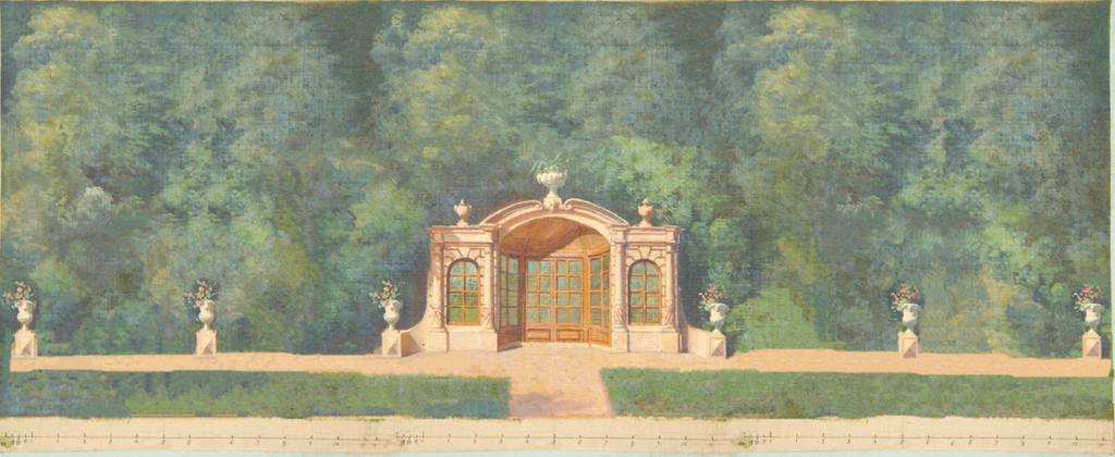 Papel Mural Paisaje Jardin Real