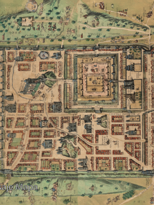 Papel Mural Paisaje Mapa