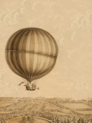 Papel Mural Paisaje Globos