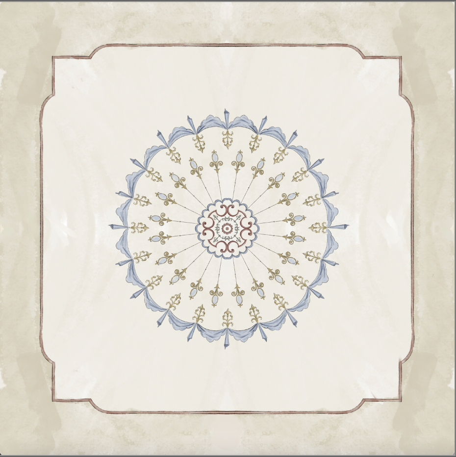 Papel Mural Techo Rueda