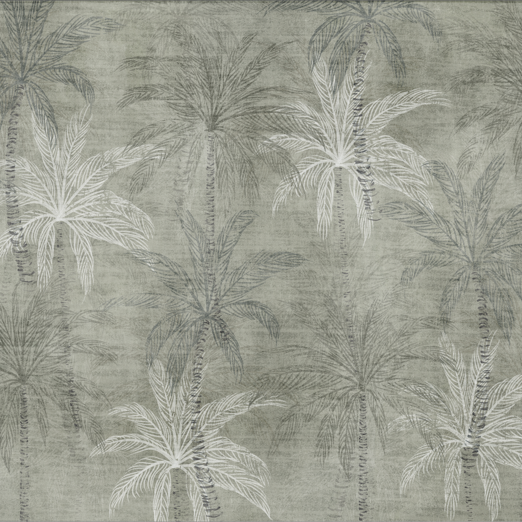 Papel Mural Paisaje Lienzo Palmeras