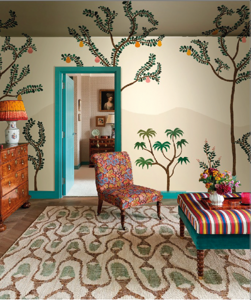 Papel Mural Techo Arboles Tejidos