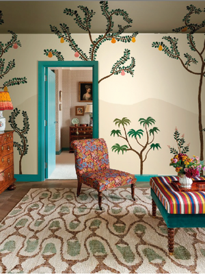 Papel Mural Techo Arboles Tejidos