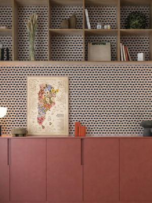 Papel Mural Rombo con Punto