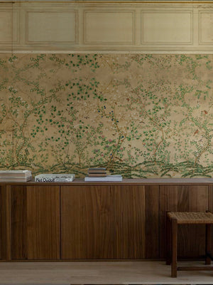 Papel Mural Moldura Floral