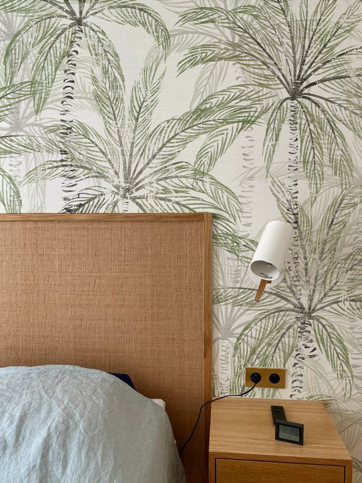 Papel Mural Paisaje Lienzo Palmeras