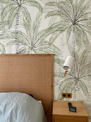 Papel Mural Paisaje Lienzo Palmeras