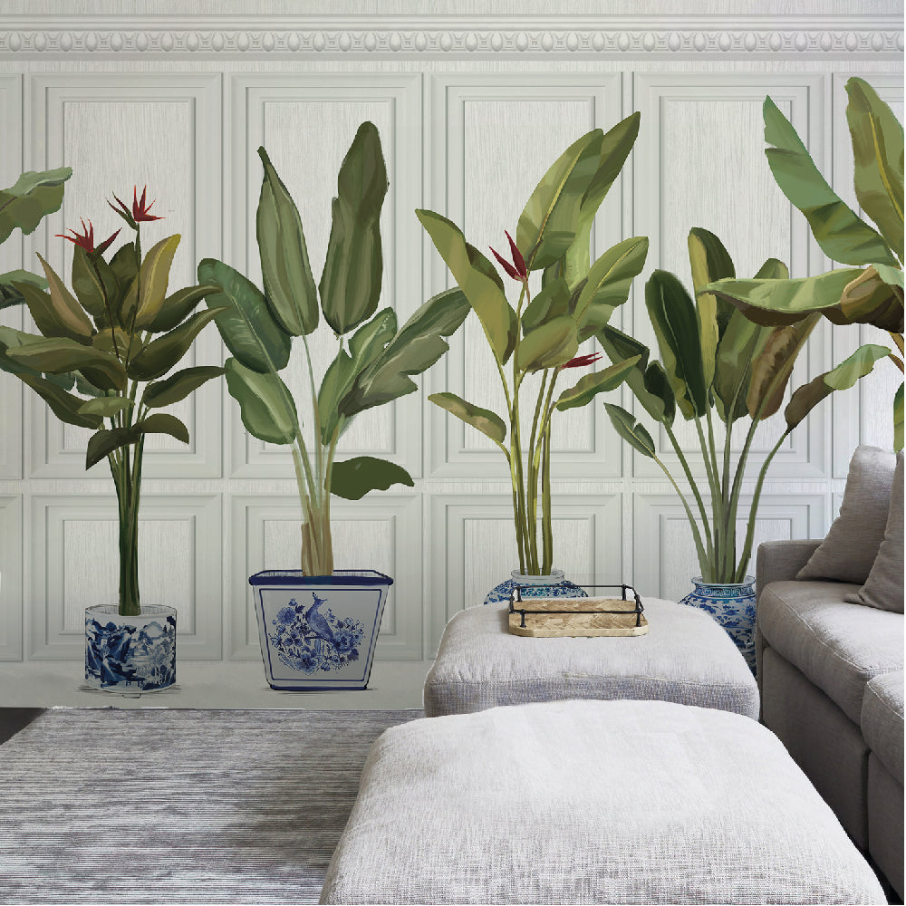 Papel Mural Maceteros