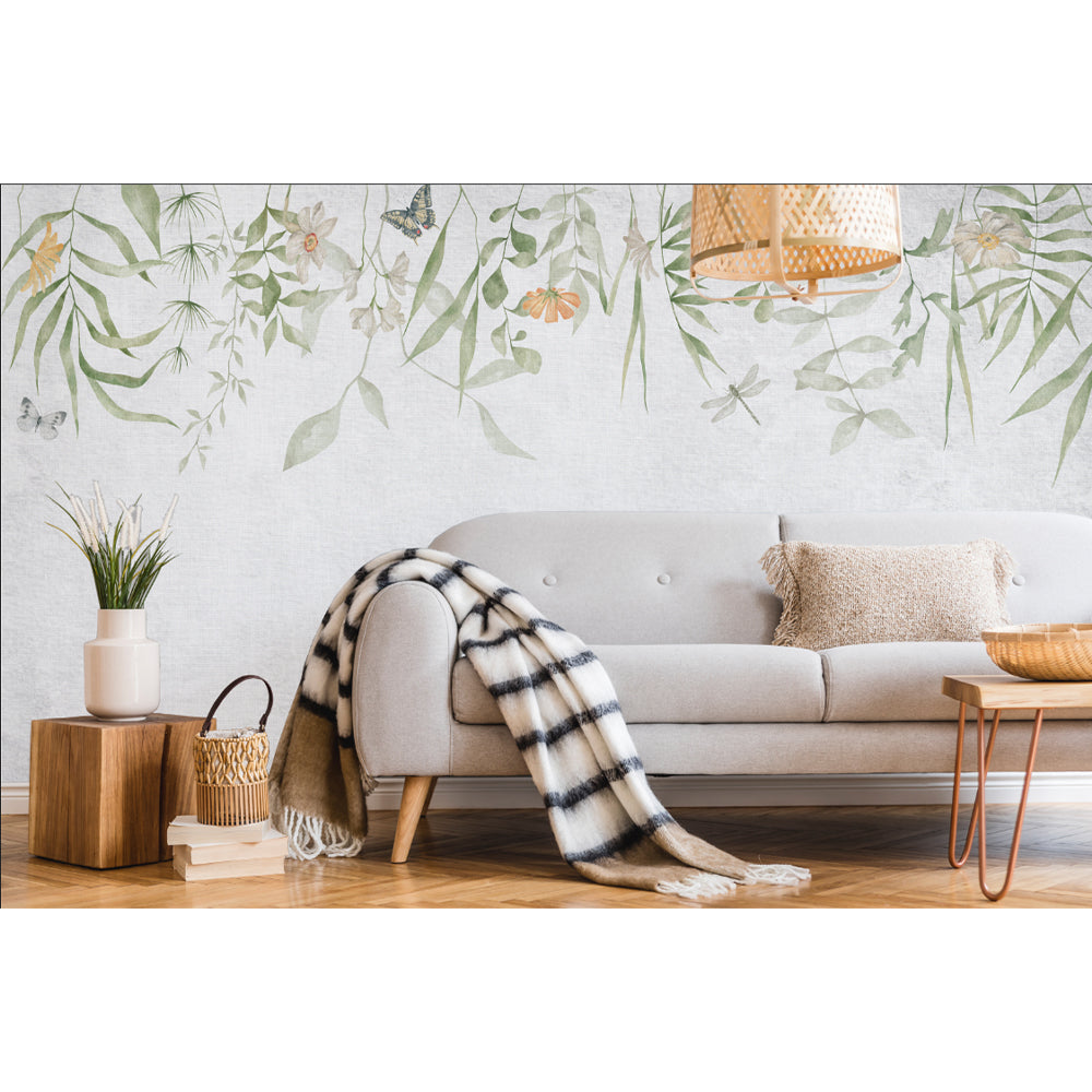 Papel Mural Jardín de Flores