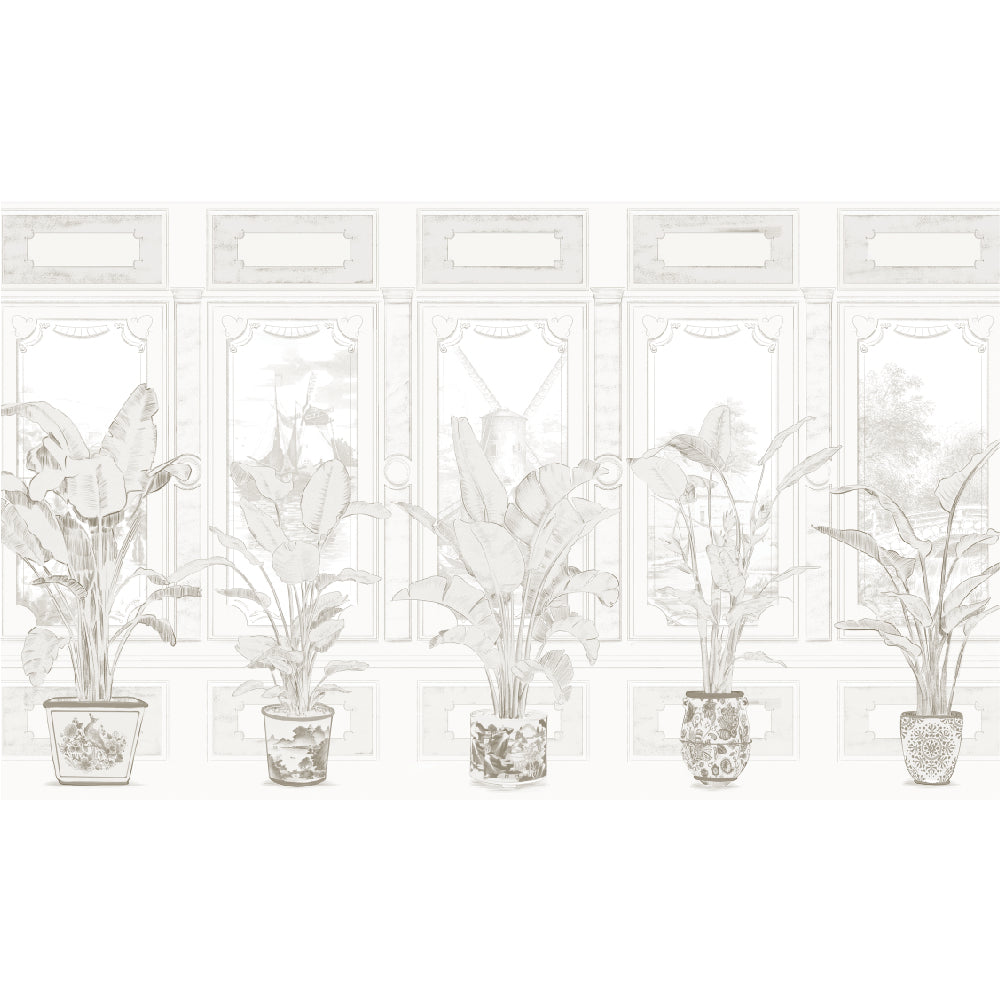 Papel Mural Paisaje Boiserie