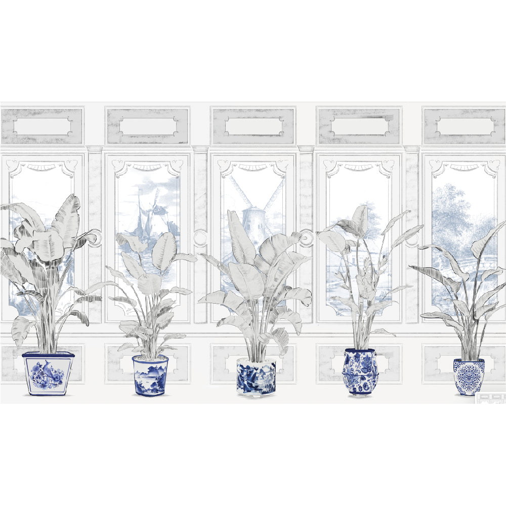 Papel Mural Paisaje Boiserie