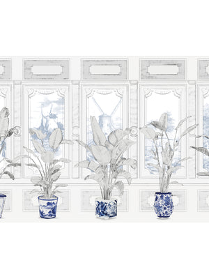 Papel Mural Paisaje Boiserie