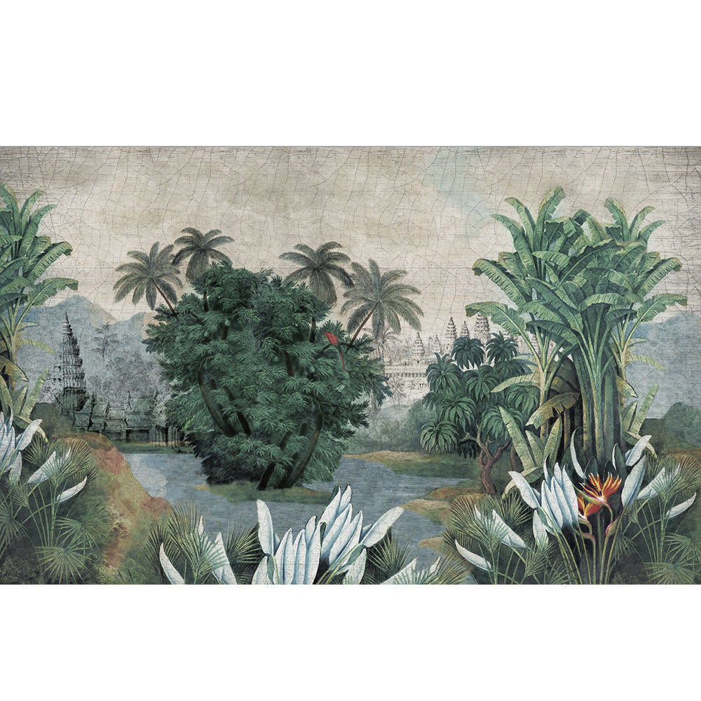 Papel Mural Paisaje Acuarela