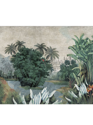 Papel Mural Paisaje Acuarela