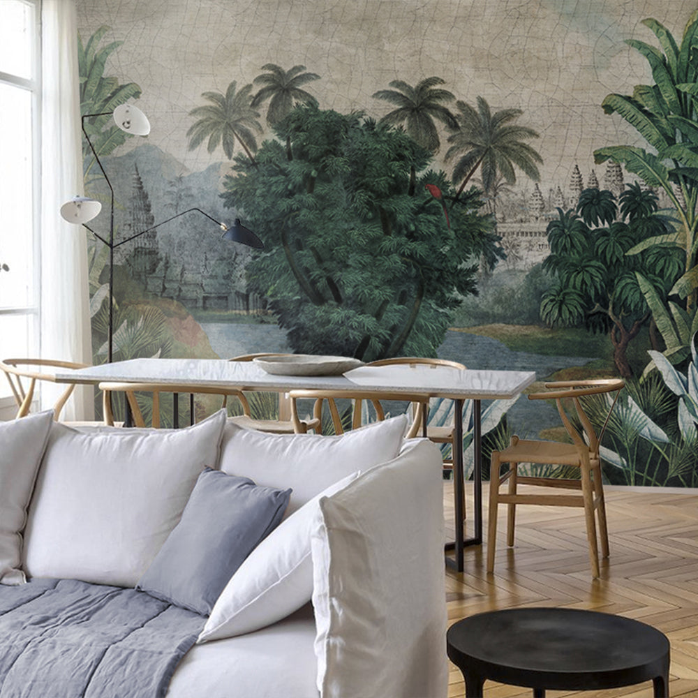 Papel Mural Paisaje Acuarela