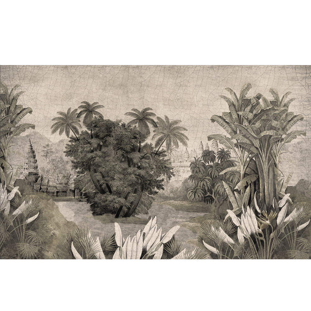 Papel Mural Paisaje Acuarela