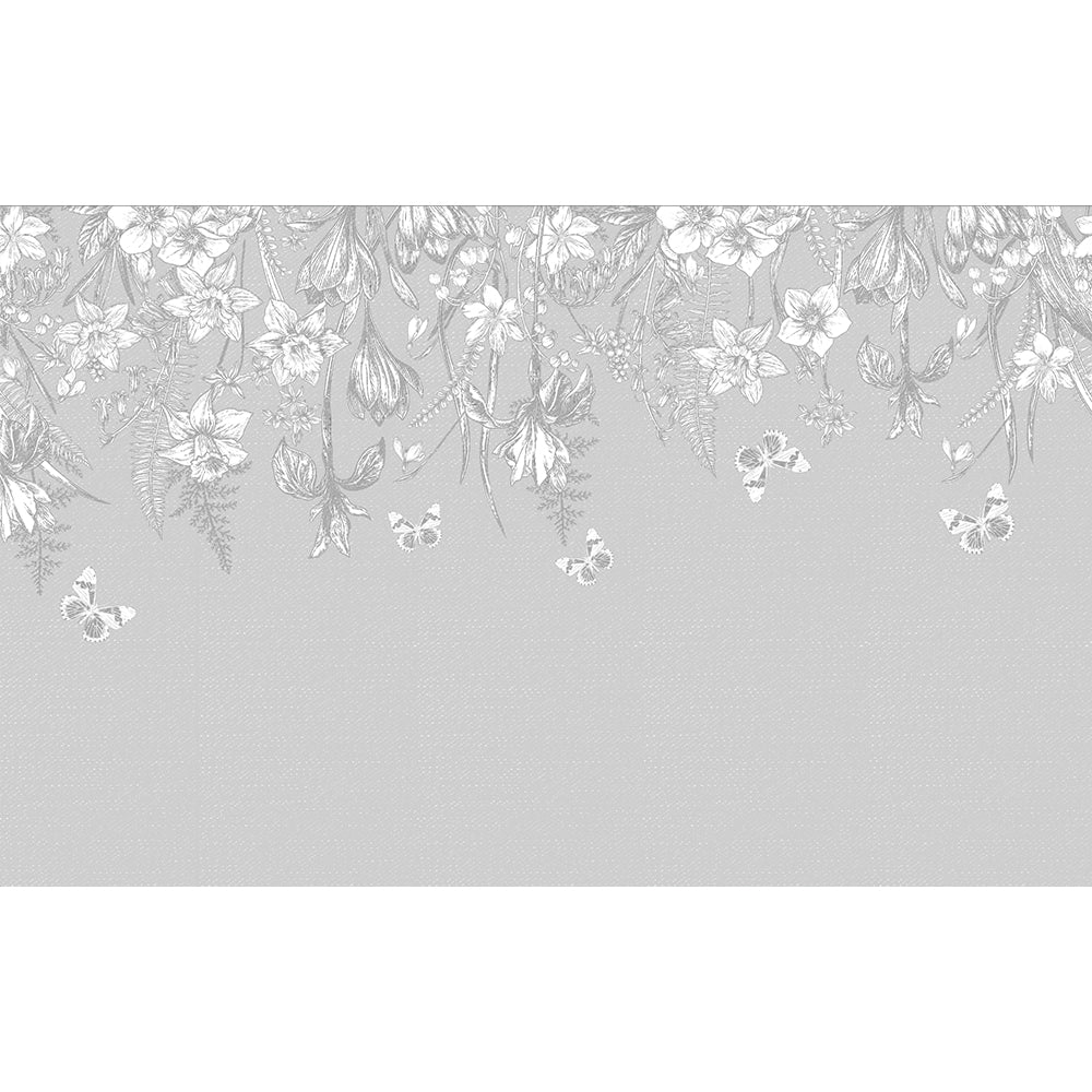 Papel Mural Flores Colgantes