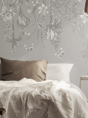 Papel Mural Flores Colgantes