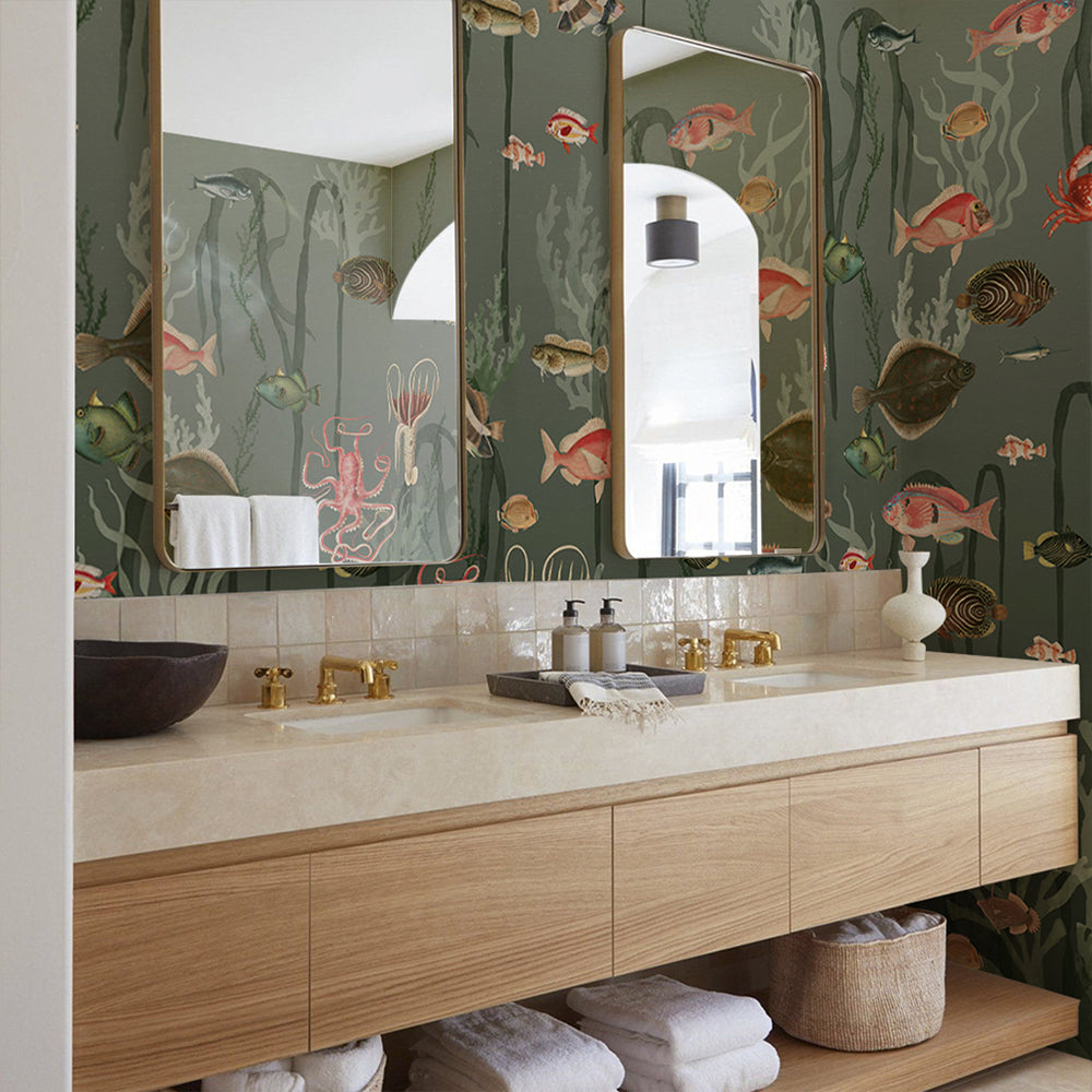 Papel Mural Pescados