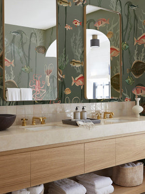 Papel Mural Pescados