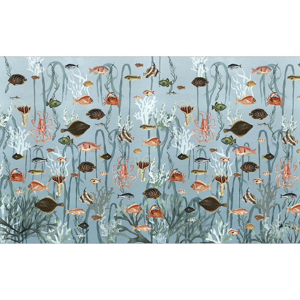 Papel Mural Pescados