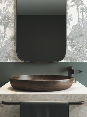 Papel Mural Toile Tropical Pattern