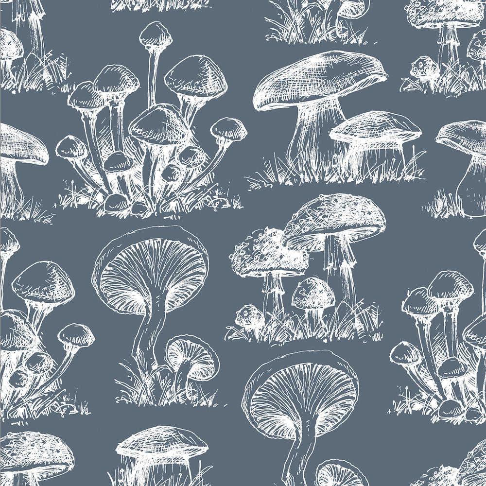Papel Mural Mushroom Pattern Fondo