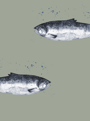 Papel Mural Fish Pattern