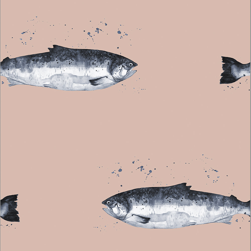 Papel Mural Fish Pattern