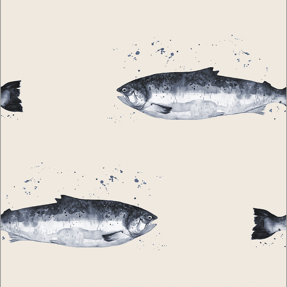 Papel Mural Fish Pattern