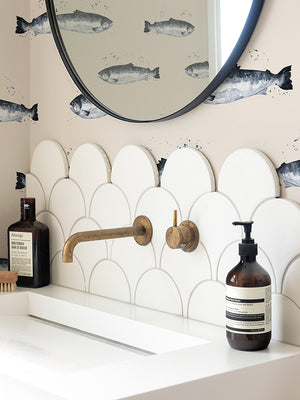 Papel Mural Fish Pattern