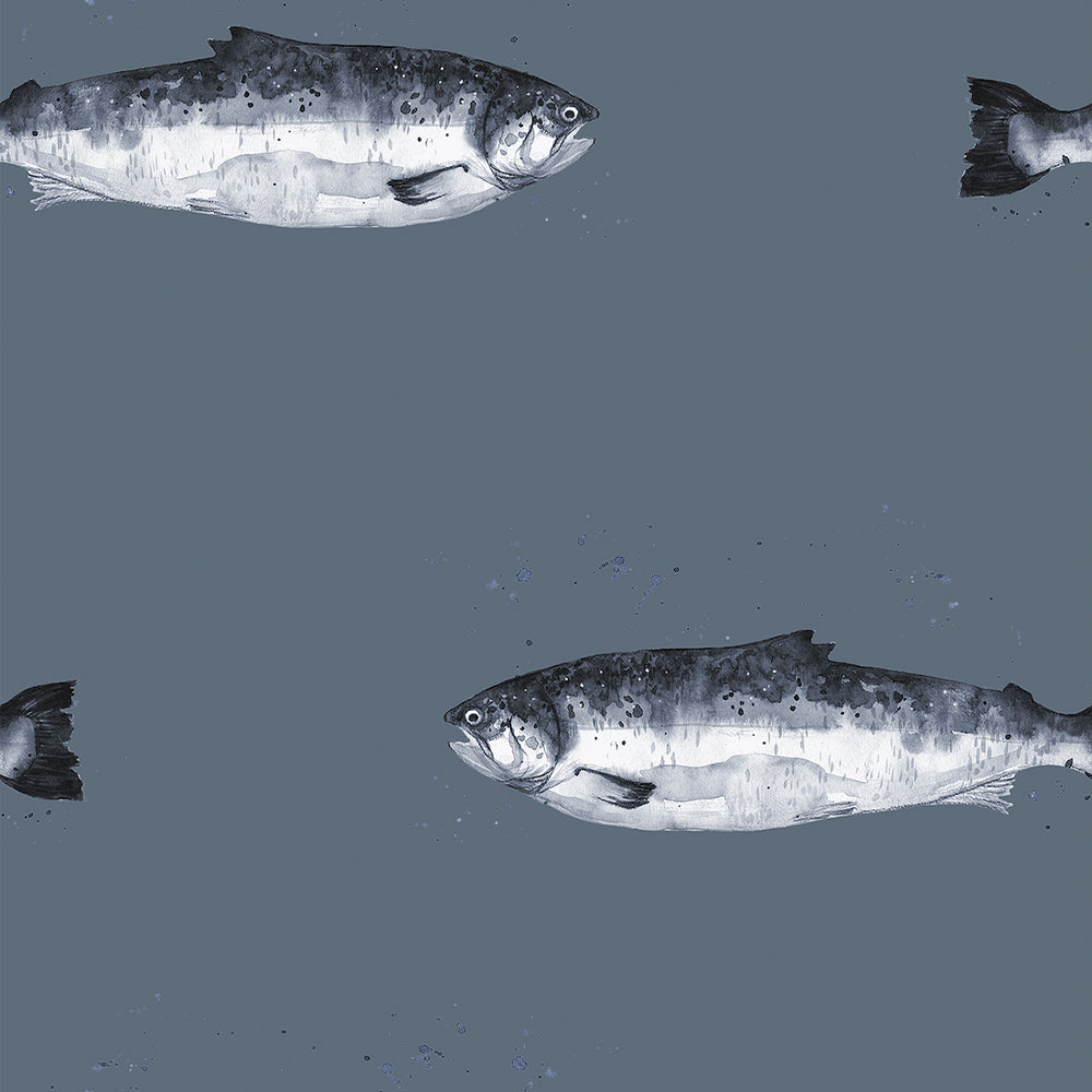 Papel Mural Fish Pattern