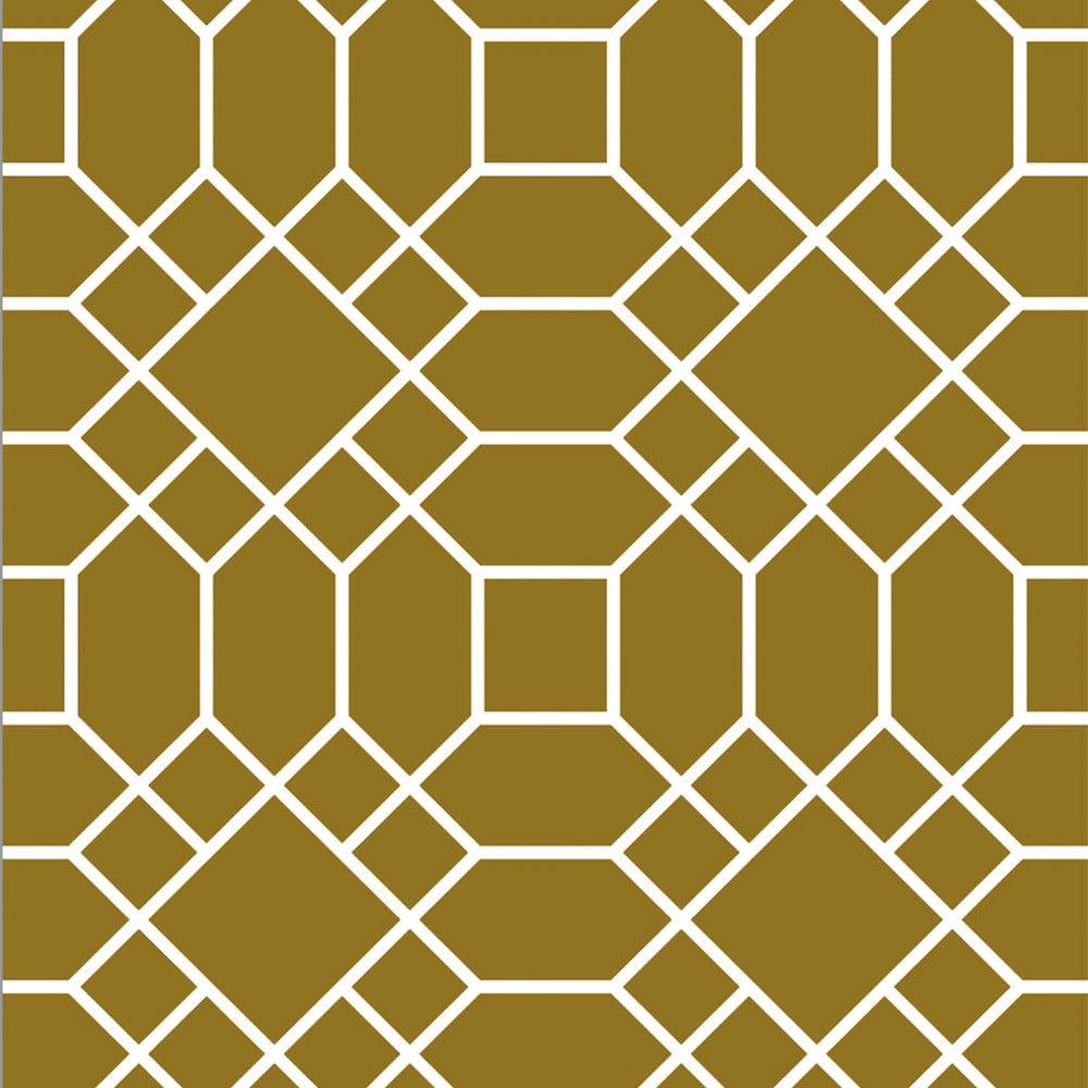 Papel Mural Geométrico Golden Mist