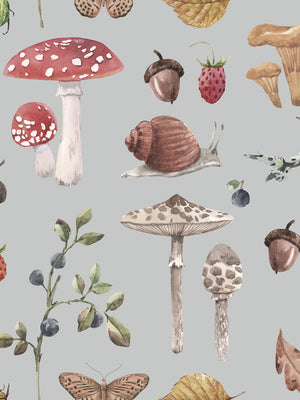 Papel Mural Mushrooms