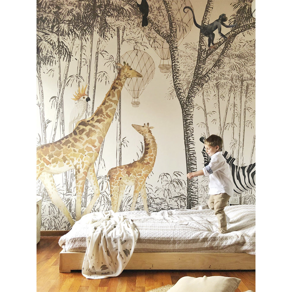 Papel Mural Animal Parade